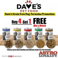 Image of Dave's Pet Food | Buy 4, Get 1 FREE on Select Grain Free Promotion in Jacksonville