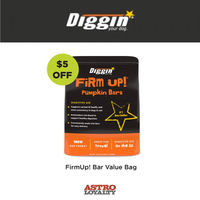 Image of Diggin' Your Dog | $5.00 OFF Firm Up! Pumpkin Bar Value B Promotion in Indianapolis