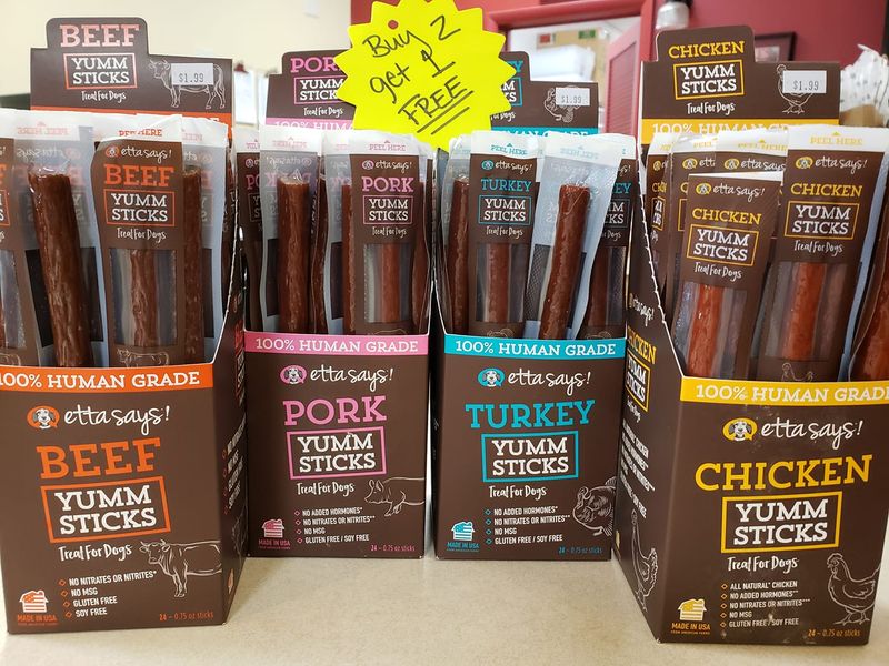 etta says yumm sticks