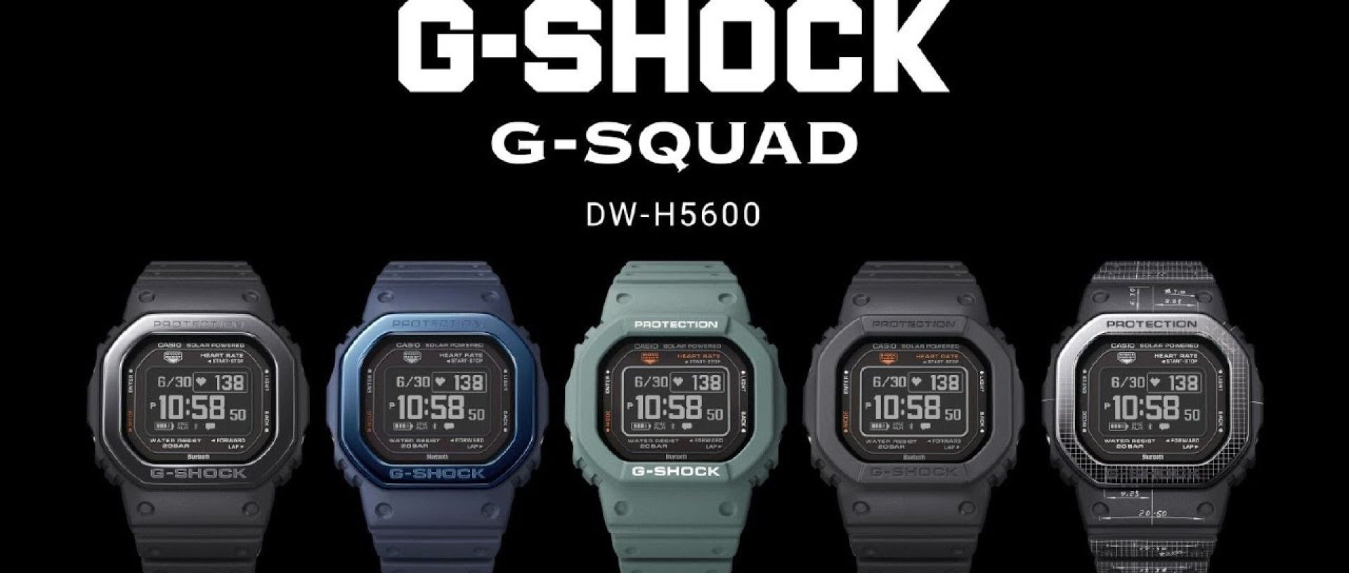 G-Shock DW-H5600 serie g-SQUAD