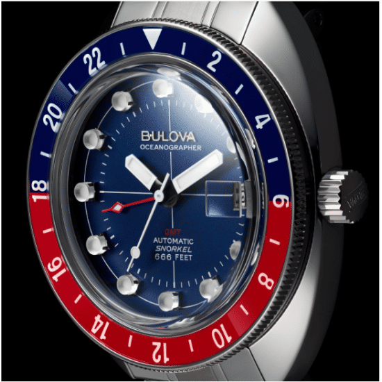 Bulova 96B405 Oceanographer GMT Horloge Bulova 96B405 Oceanographer GMT Horloge