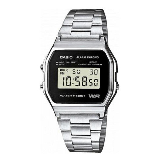 Casio Retro A158WEA-1EF Horloge