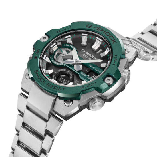 G-Shock GST-B400CD-1A3 G-Steel Green bezel G-Shock GST-B400CD-1A3 G-Steel Green bezel