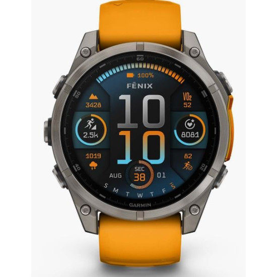 Garmin 010-02904-11 FENIX 8 Sapphire Horloge