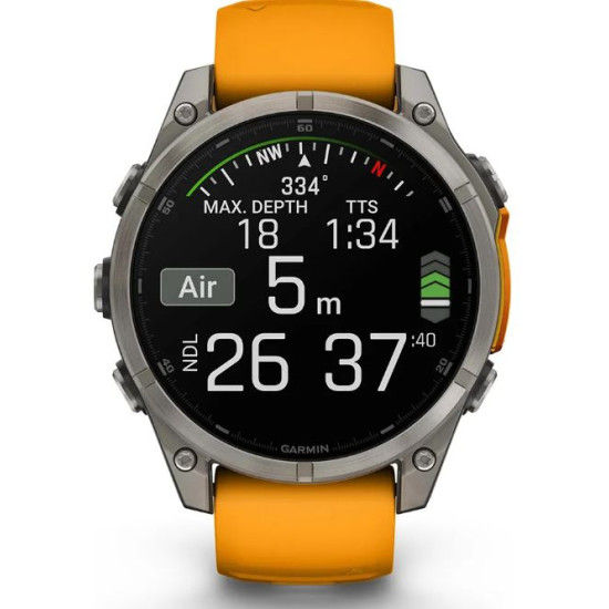 Garmin 010-02904-11 FENIX 8 Sapphire Horloge