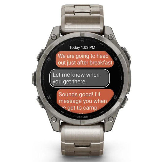 Garmin 010-02904-40 FENIX 8 Sapphire Horloge