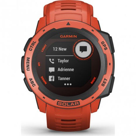 Garmin 010-02293-20 Instinct Flame Red Solar