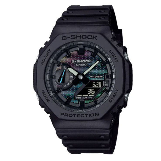 G-Shock GA-2100RW-1AER Rainbow Brick Wall Watch