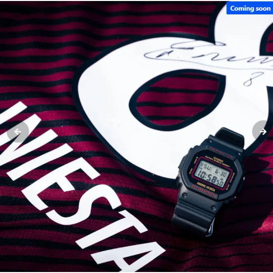 G-Shock DW-5600AI-1ER ANDRES INIESTA Horloge
