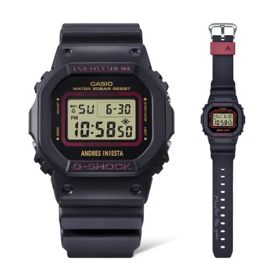 G-Shock DW-5600AI-1ER ANDRES INIESTA Horloge
