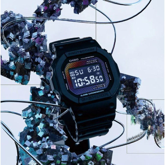 G-Shock DW-5600RW-1ER Rainbow Brick Wall Watch