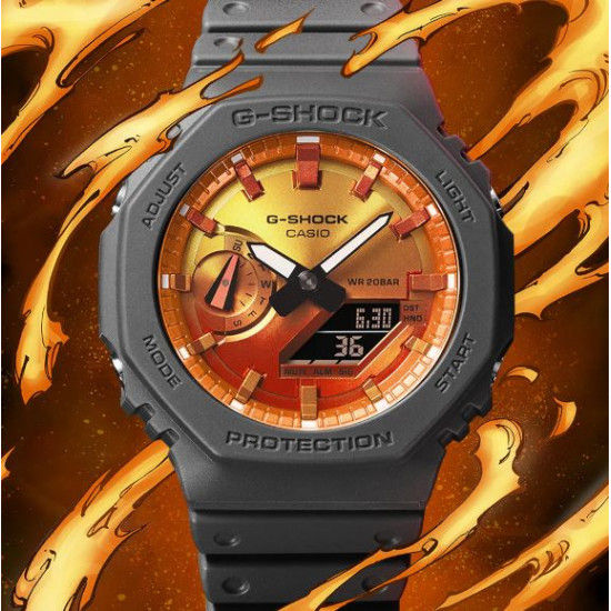 G-Shock GA-2100FL-8AER The Flame Inside Horloge
