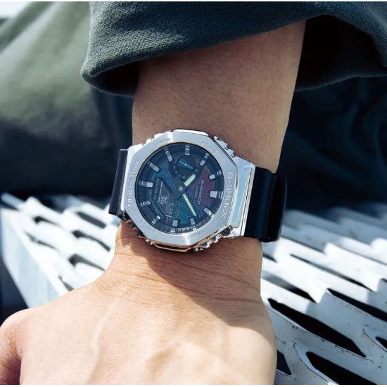 G-Shock GM-2100RW-1AER Rainbow Brick Wall Watch