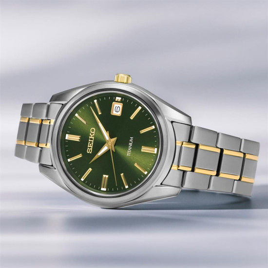 Seiko SUR377P1 Titanium Horloge