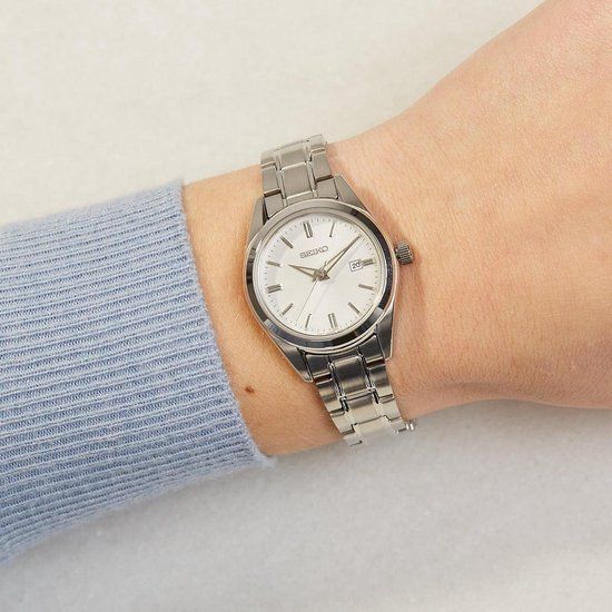 Seiko SUR633P1 Saffier Dames 29mm