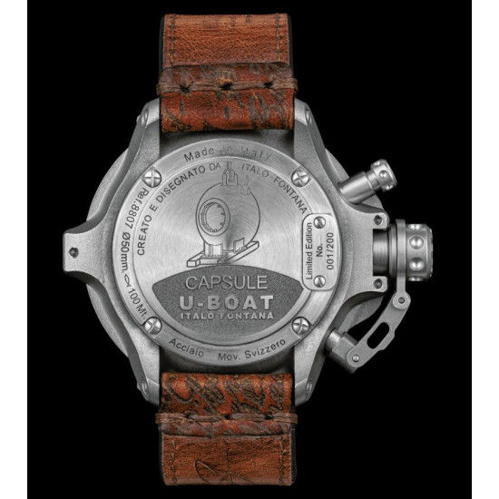 U-Boat 8807 Capsule 50mm PVD BK BL Watch