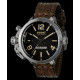 U-Boat 8807 Capsule 50mm PVD BK BL Watch