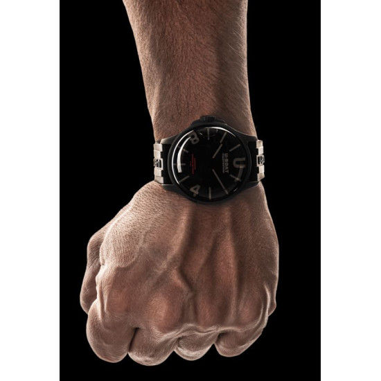 U-Boat 9550 DARKMOON 44mm BK Grey Curved Camouflage Watch