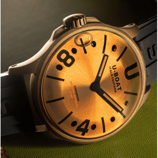 U-Boat 9547 DARKMOON 40mm BR Black Vintage Watch