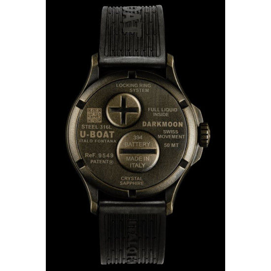 U-Boat 9549 DARKMOON 40mm BK Brown Vintage Watch
