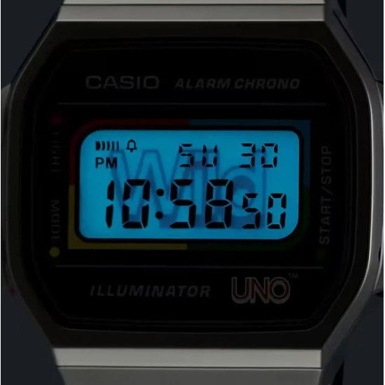 Casio A168WEUC-1AER Mattel,s UNO