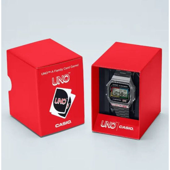 Casio A168WEUC-1AER Mattel,s UNO