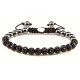 Karma Armband Spiral Black Crystal XS 82082