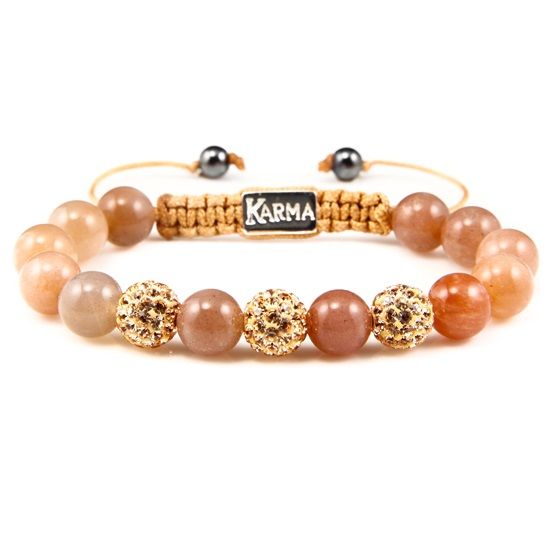 Karma Armband Spiral Salmon 32040