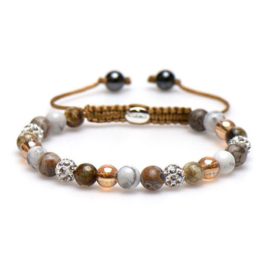 Karma Armband Spiral Balanced Beige XS  83425