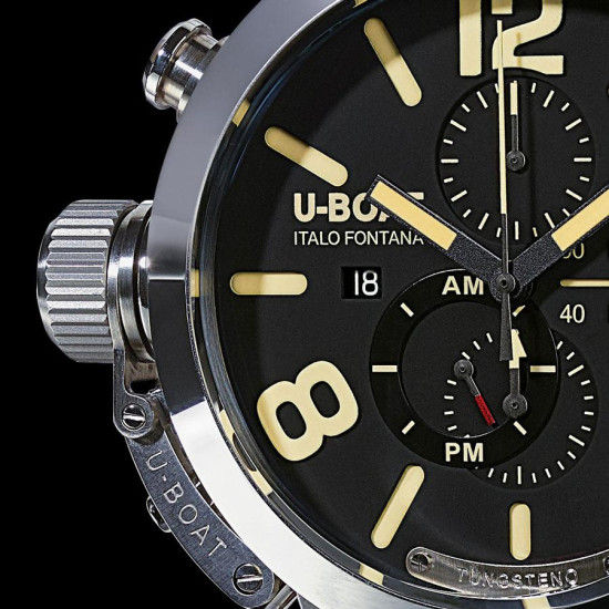 U-Boat 8077 Classico 50 Tungsteno CAS1 Horloge 50mm U-Boat 8077 Classico 50 Tungsteno CAS1 Horloge 50mm