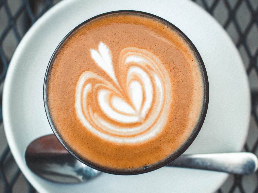texturing milk for coffee latte art