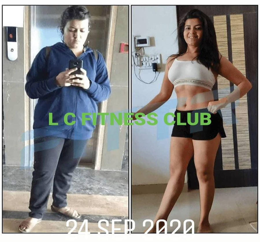 Fat Loss Transformation Journey at LC Fitness Club