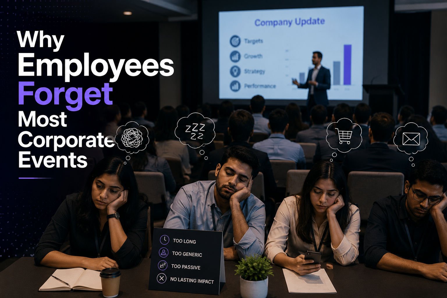 Why Employees Forget Most Corporate Events