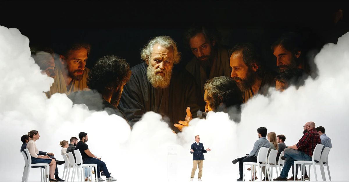 Students attending a Peterson Academy lecture