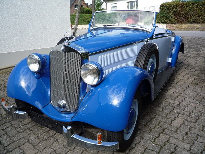 AMAZING 1937 Mercedes Benz 200 Series