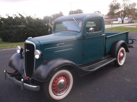 1936 Chevy Short Box, Extra Clean Rust Free Native Texas Truck for sale