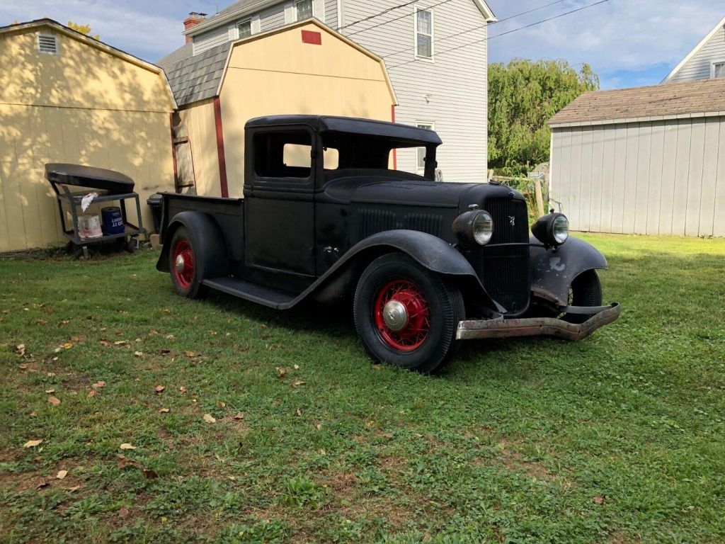 1934 Ford 1/2 Ton, all steel, chopped, dropped axel, Mercury V8 Flathead