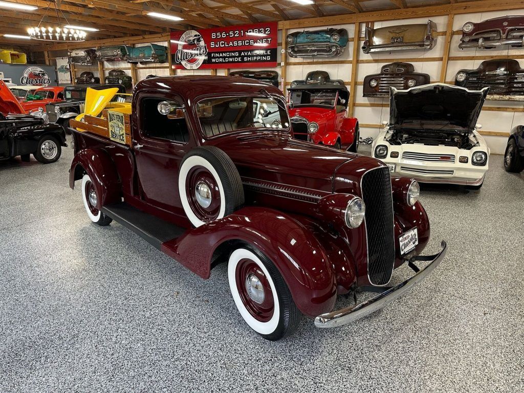 Low Production 1937 Fargo Pickup Inline 6 3-Spd Restored Truck