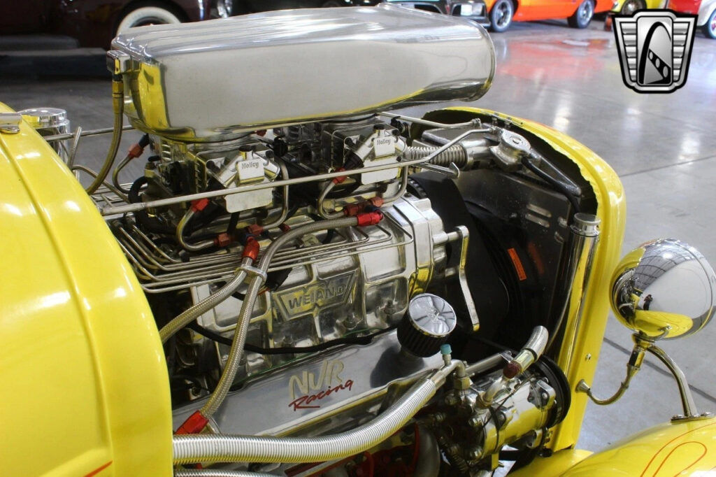 Yellow 1932 Ford F100 383 Dart V8 350 Turbo