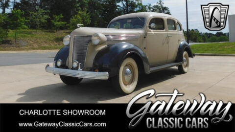 Brown 1937 Desoto S3 Sedan 228 CID I6 3 Speed Manual for sale