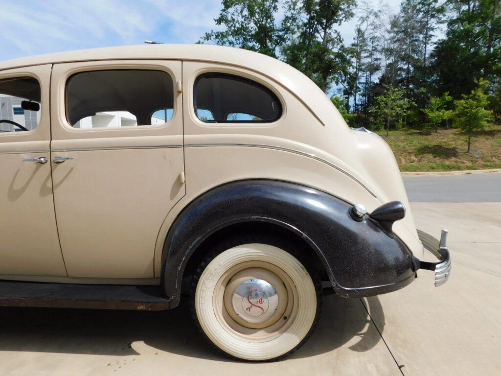 Brown 1937 Desoto S3 Sedan 228 CID I6 3 Speed Manual