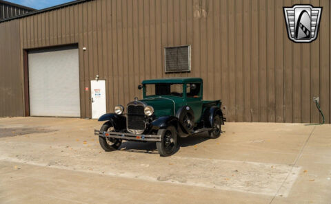 Green 1930 Ford Model A Pickup 4 Cylinder Manual for sale