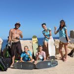 group of surfskate near costa calma