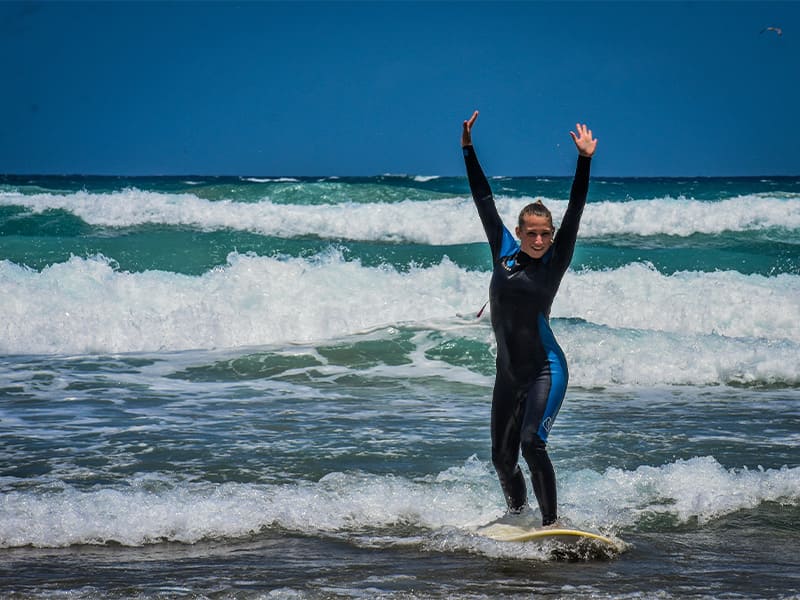 Surf School La Pared in Fuerteventura for Beginners | Flow Surf Project