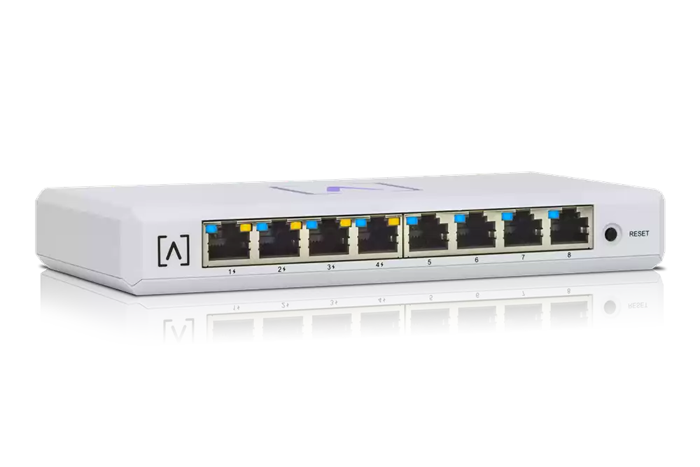 Alta Labs S8-POE | Switch PoE+ Gigabit administrable 8 ports