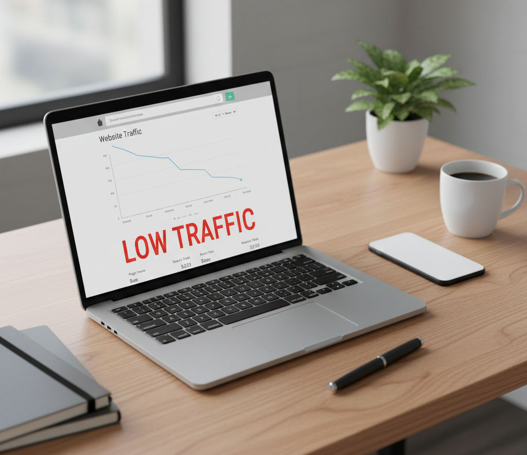 website not getting customers analytics