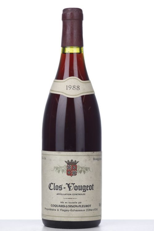 Buy Coquard Loison Fleurot CLOS VOUGEOT 1988 at Belgium Wine Watchers