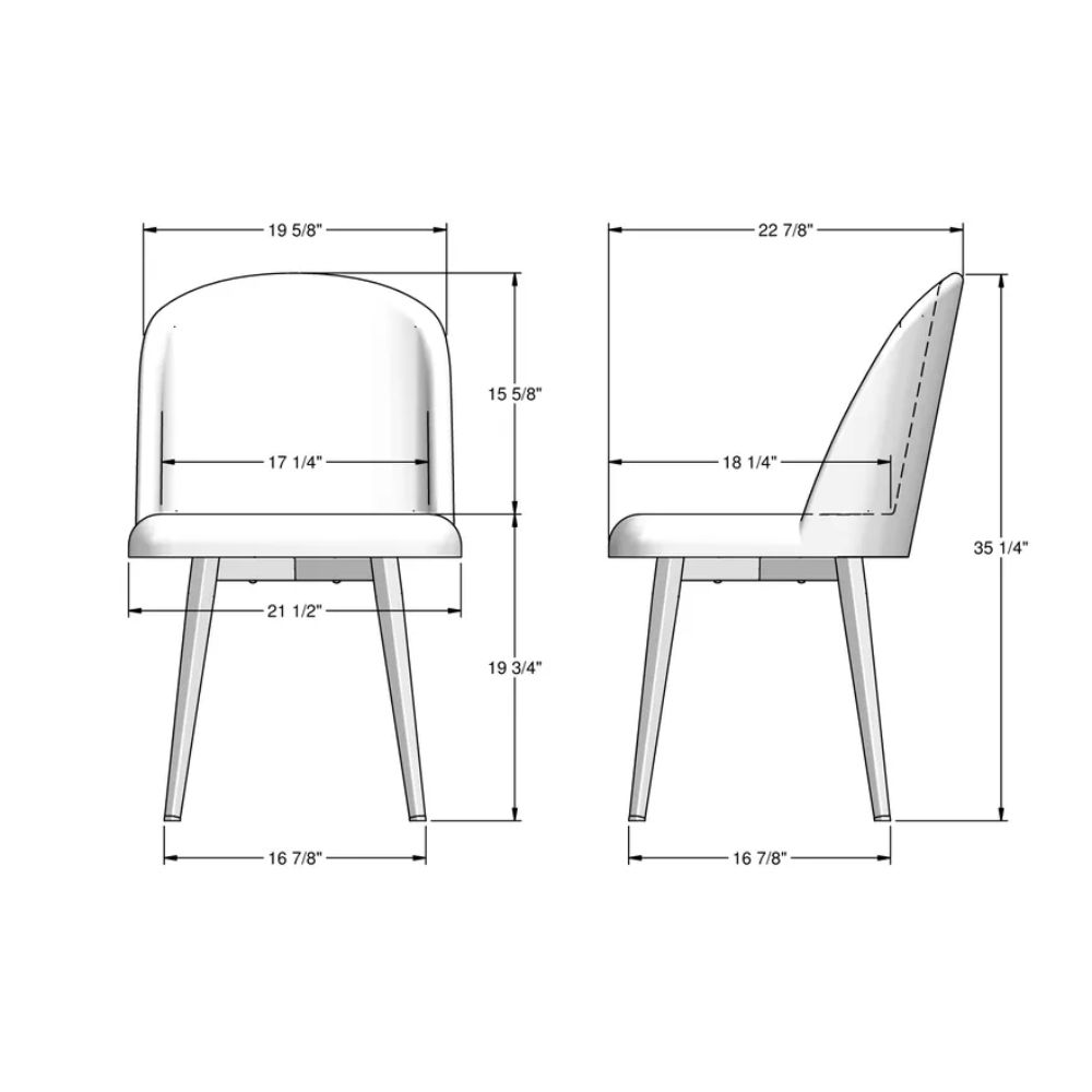 Picture of Amisco | Zahra Side Chair