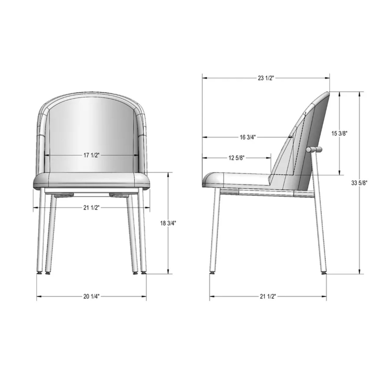 Picture of Amisco | Luongo Dining Chair
