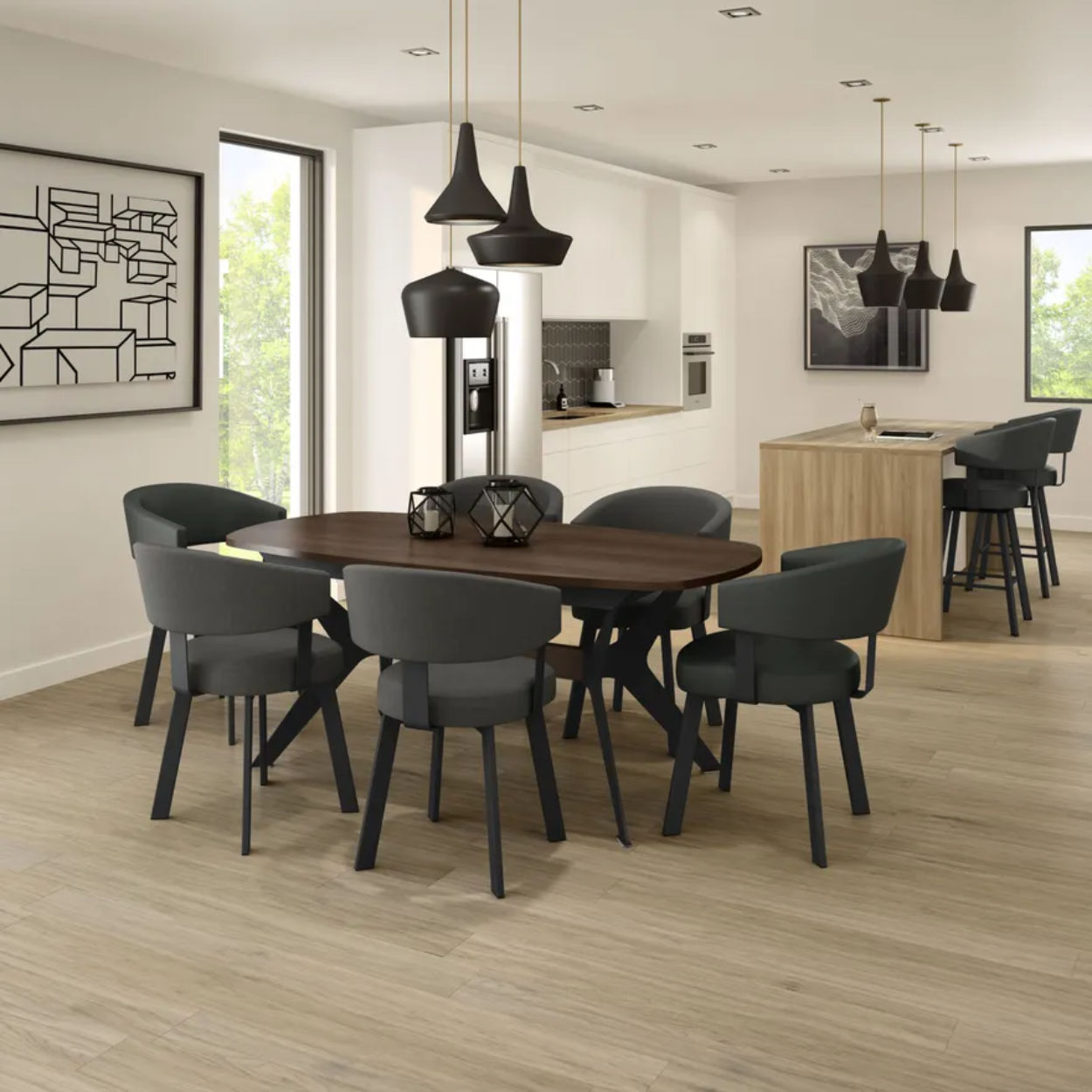 Picture of Amisco | Grissom Dining Chair